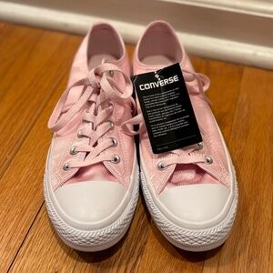 Limited Edition Rare Converse All Stars Pink Satin Shoes